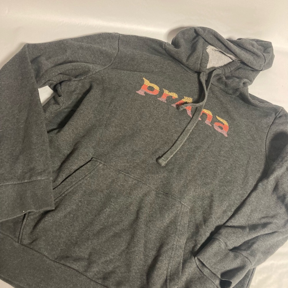PrAna Womens Grey Hoodie Pullover Medium